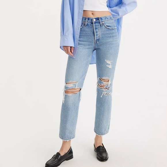 Levi wedgie straight jeans size 31 - Picture 1 of 4